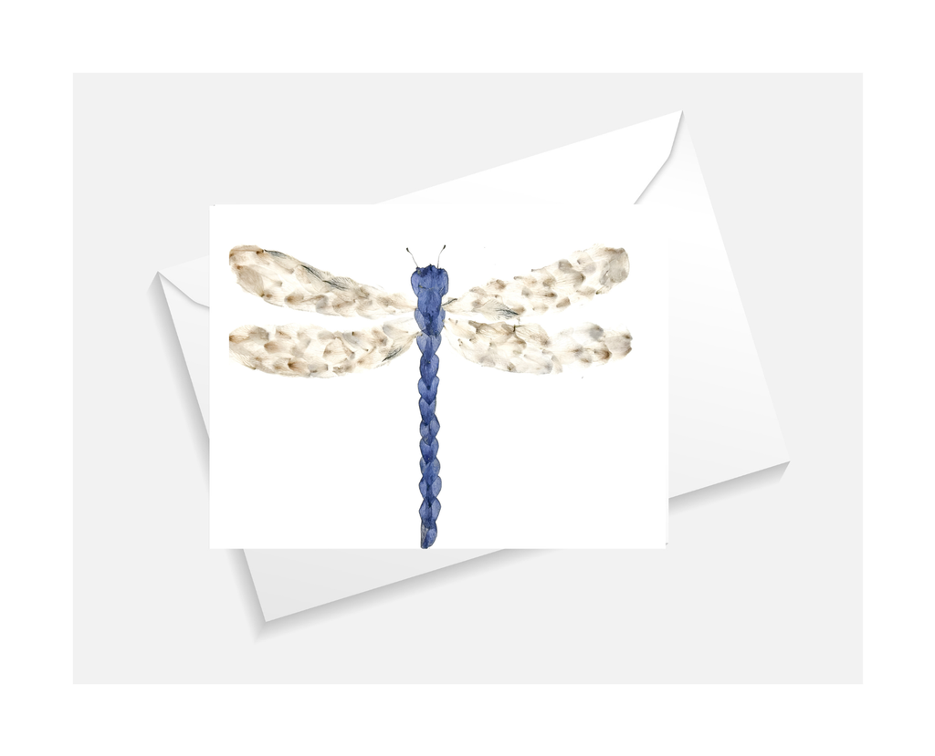 Dragonfly Greeting Card – Blank Inside Notecard