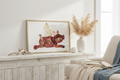 Flying Pig Art Print – Whimsical Wall Decor