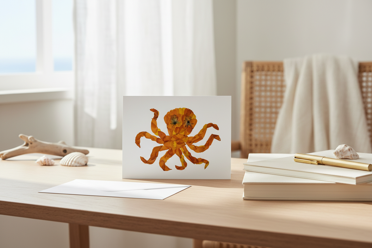 Octopus Notecards