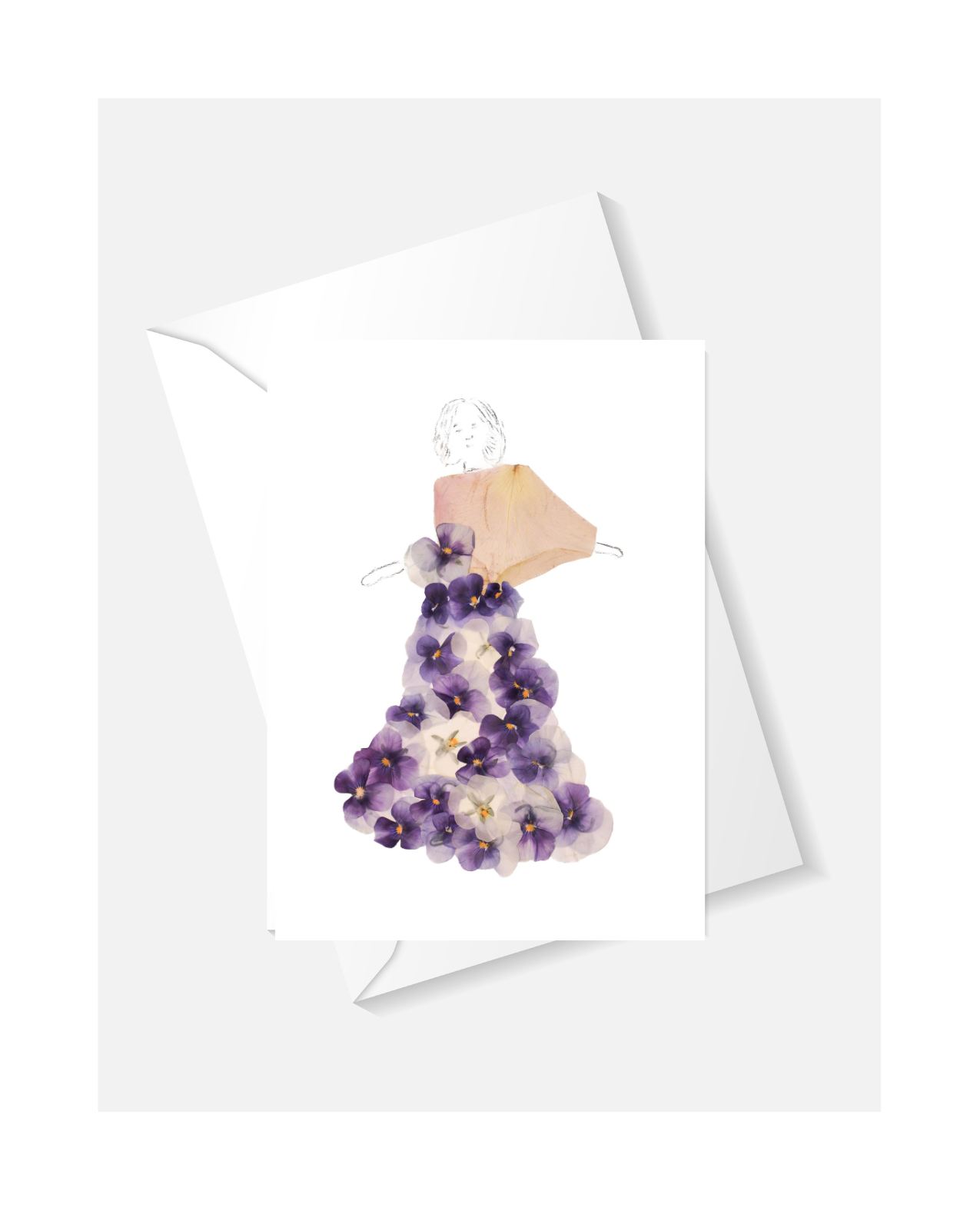 Viola Dress Notecards