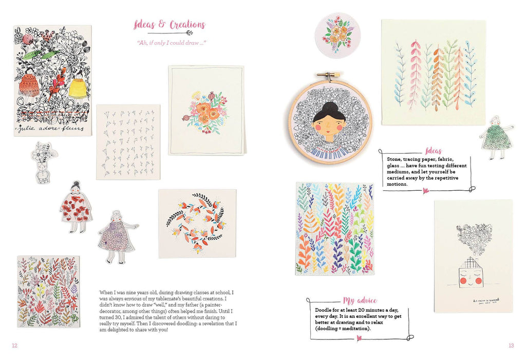 Schiffer Publishing - Floral Doodling Handbook