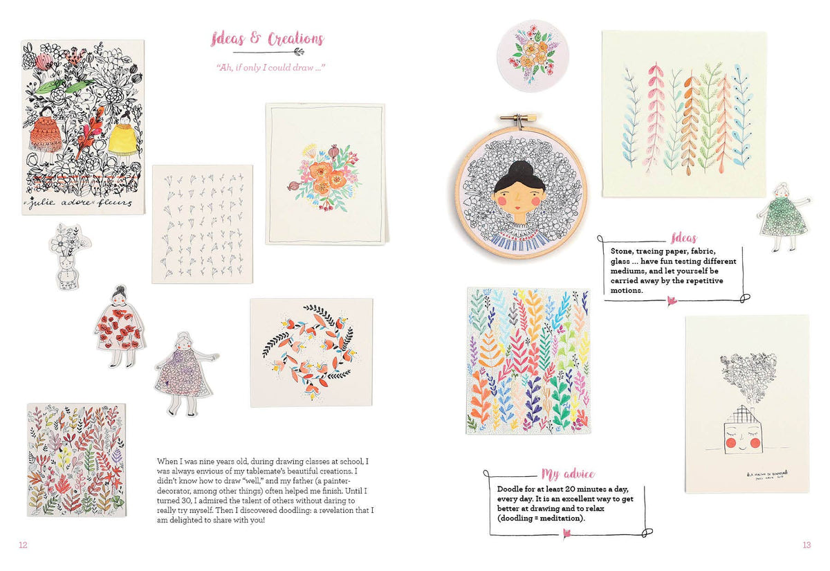 Schiffer Publishing - Floral Doodling Handbook