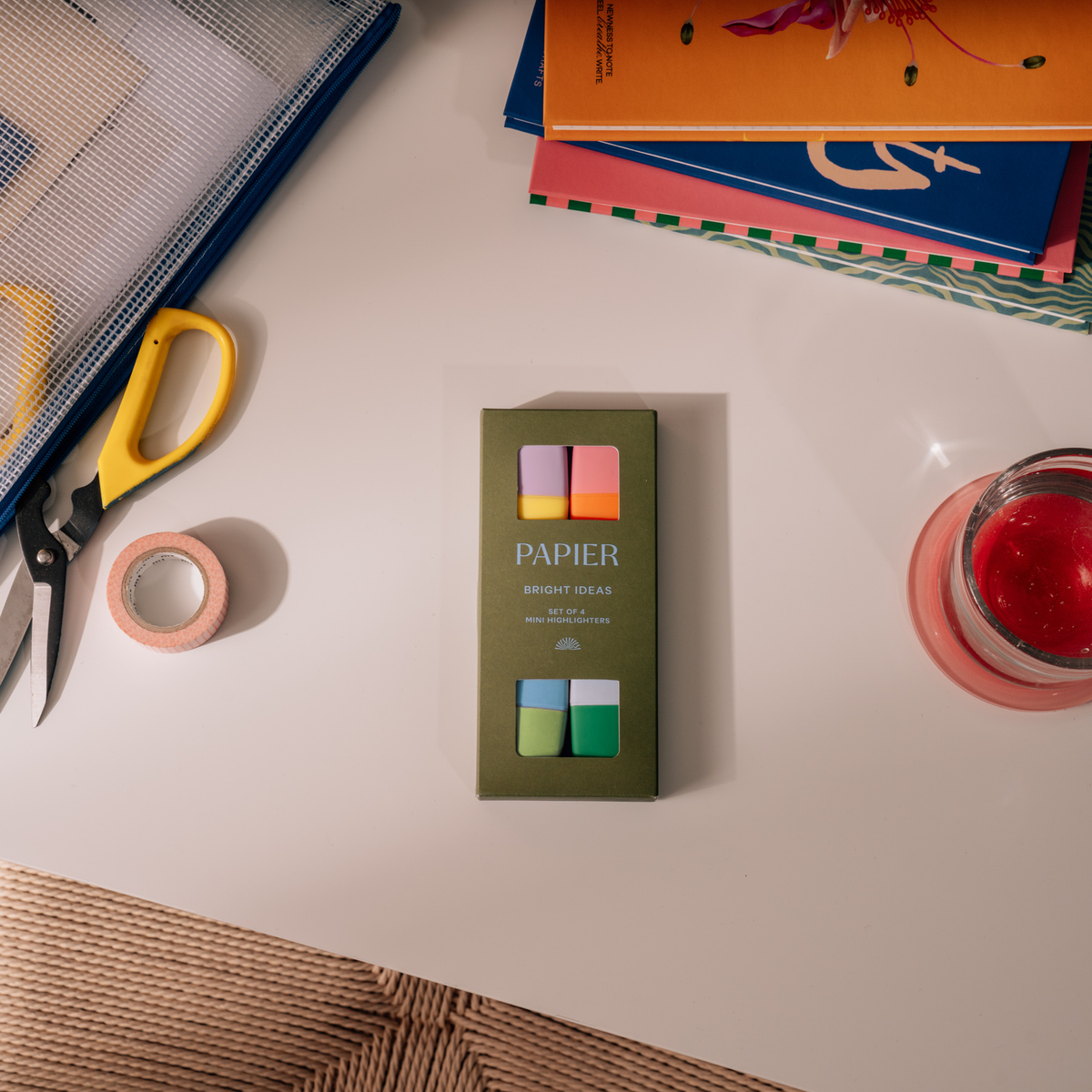 High Energy Bright Ideas Mini Highlighters Set of 4