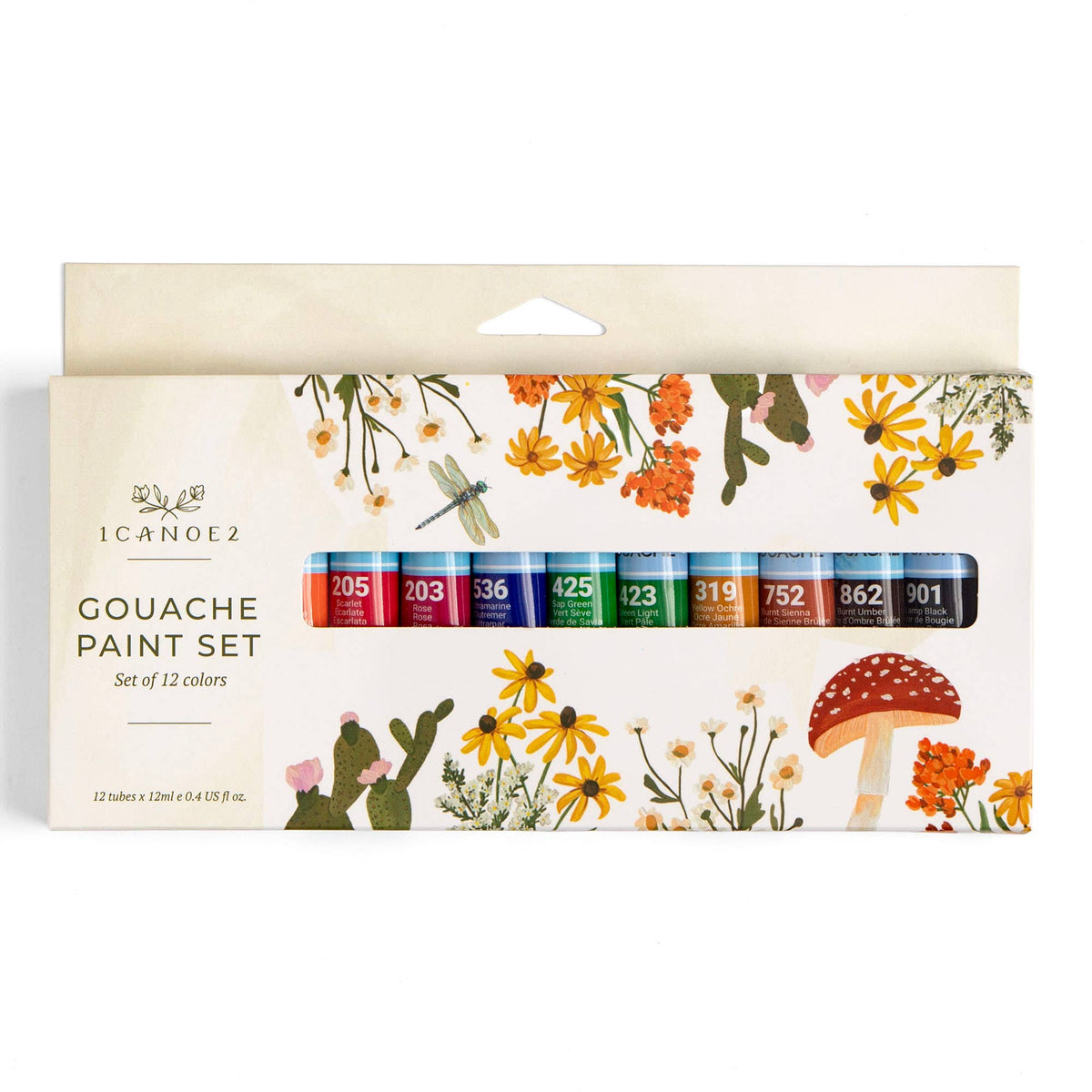 Gouache Paint Set – 12 Colors