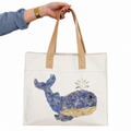 Blue Whale Market Tote
