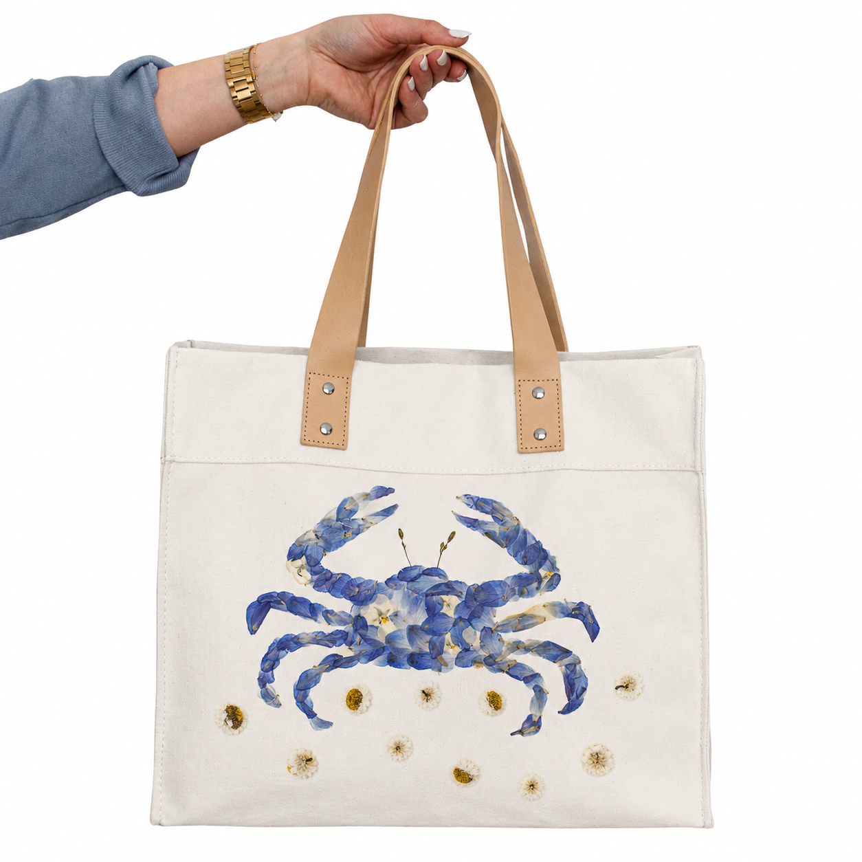 Blue Crab Market Tote