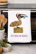Pelican Decorative Tea Towel – Coastal Kitchen Decor