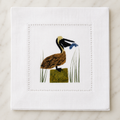 Pelican Cocktail Hemstitch Napkins