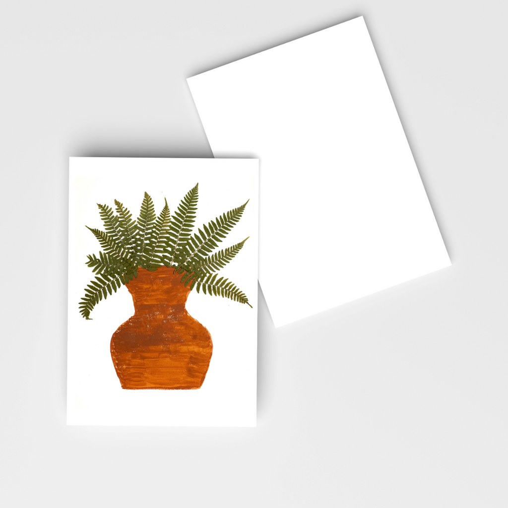 Potted Fern Greeting Card