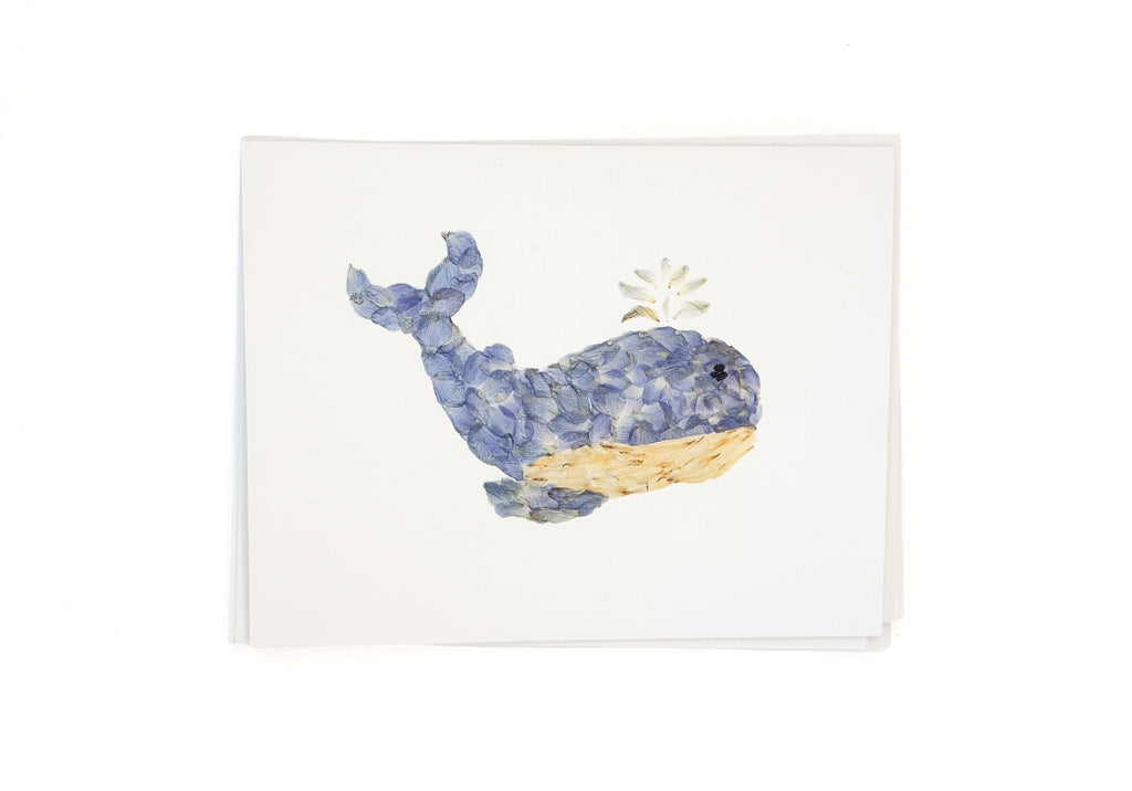 Blue Whale Greeting Card