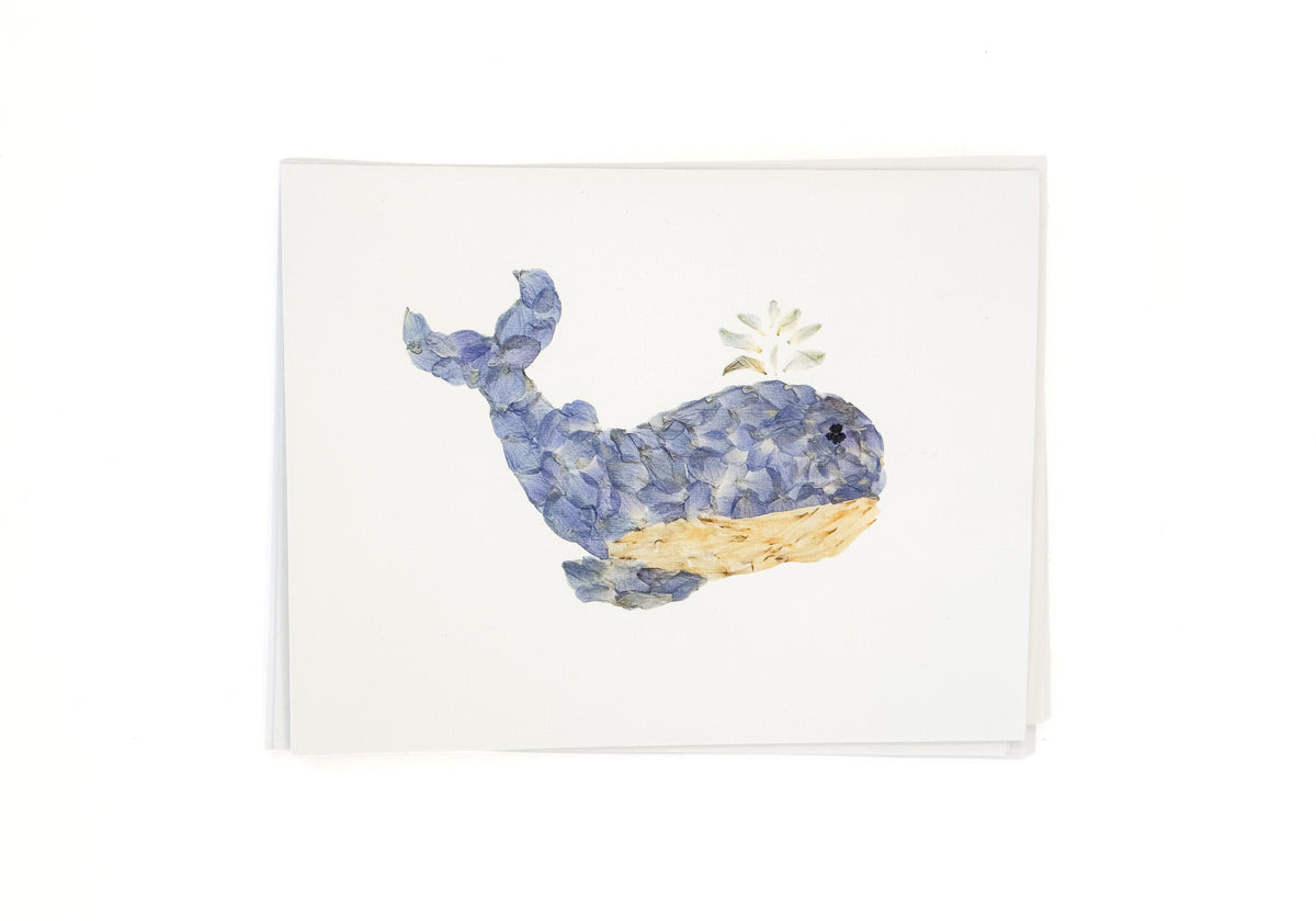 Blue Whale Greeting Card