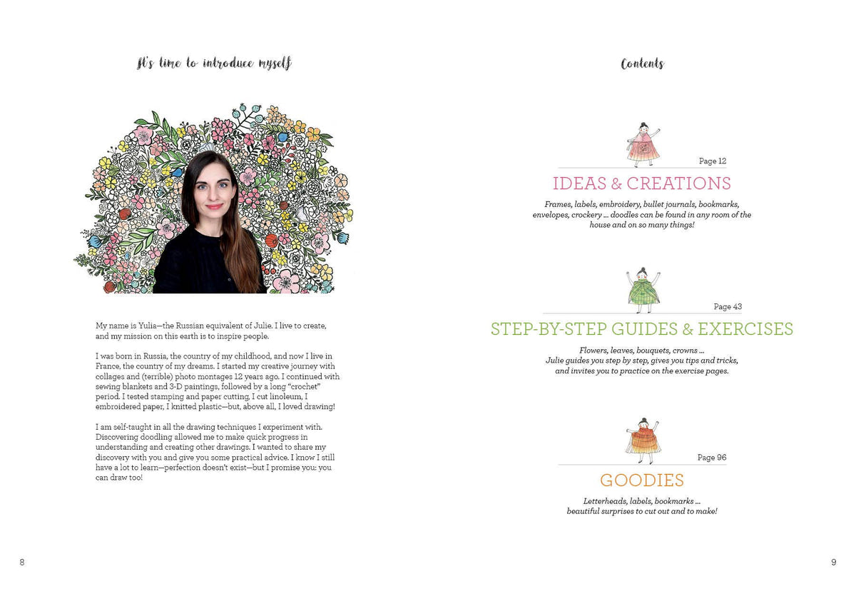 Schiffer Publishing - Floral Doodling Handbook