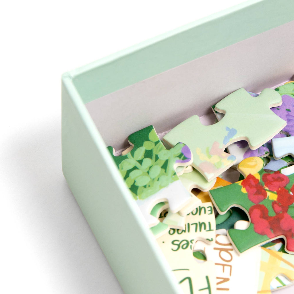 Flower Shop - 400 Piece Panoramic Jigsaw Puzzle