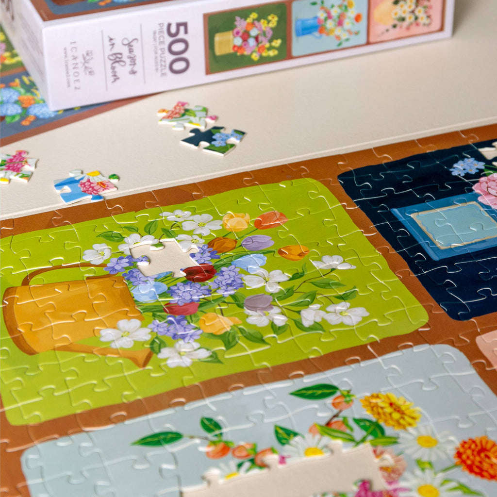 Seasons in Bloom - 500 Piece Floral Bouquets Jigsaw Puzzle