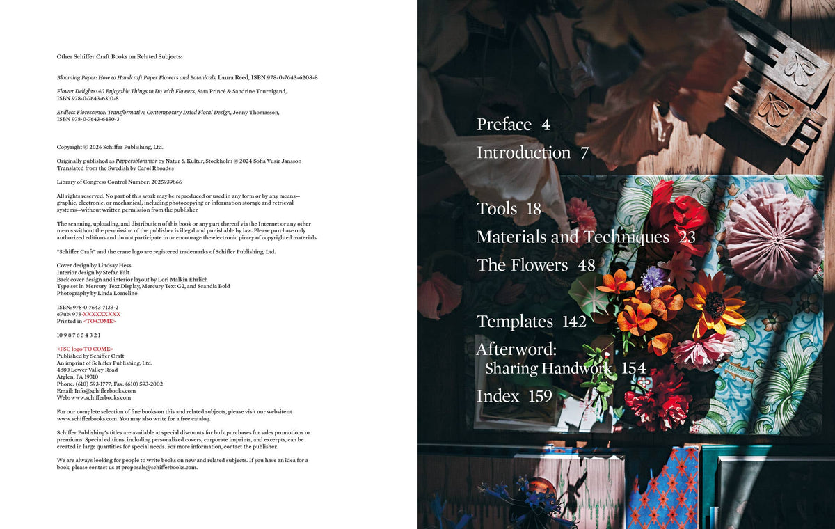 Schiffer Publishing - Paper Flower Magic