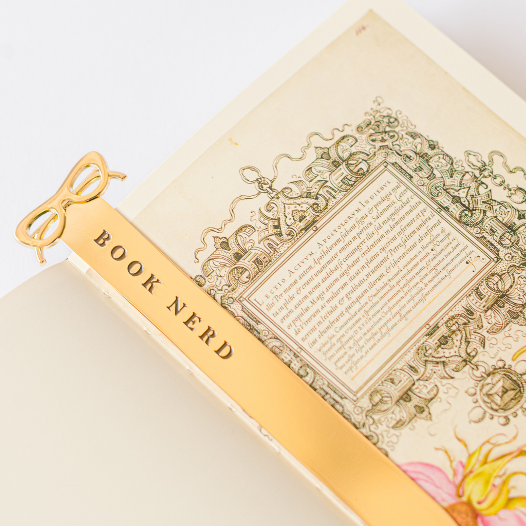 Book Nerd Glasses Letter Opener Bookmark