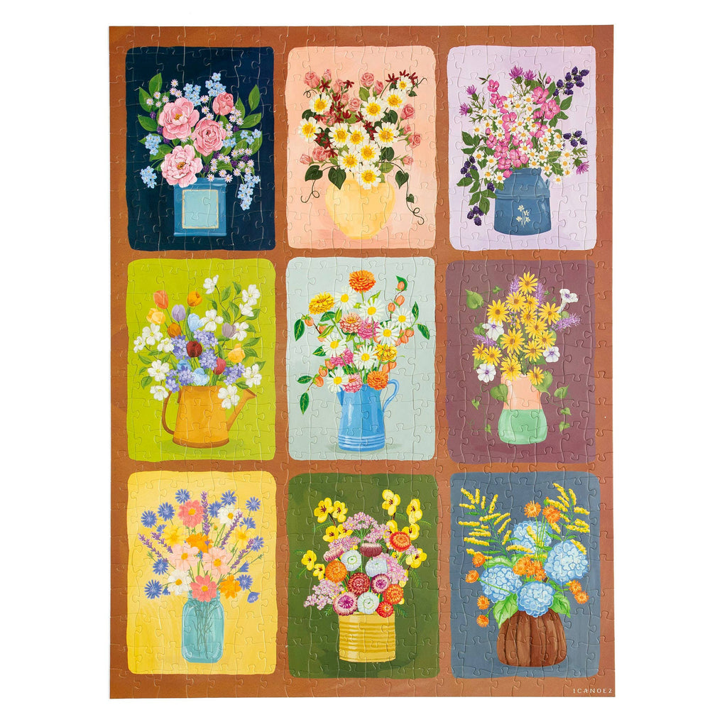 Seasons in Bloom - 500 Piece Floral Bouquets Jigsaw Puzzle
