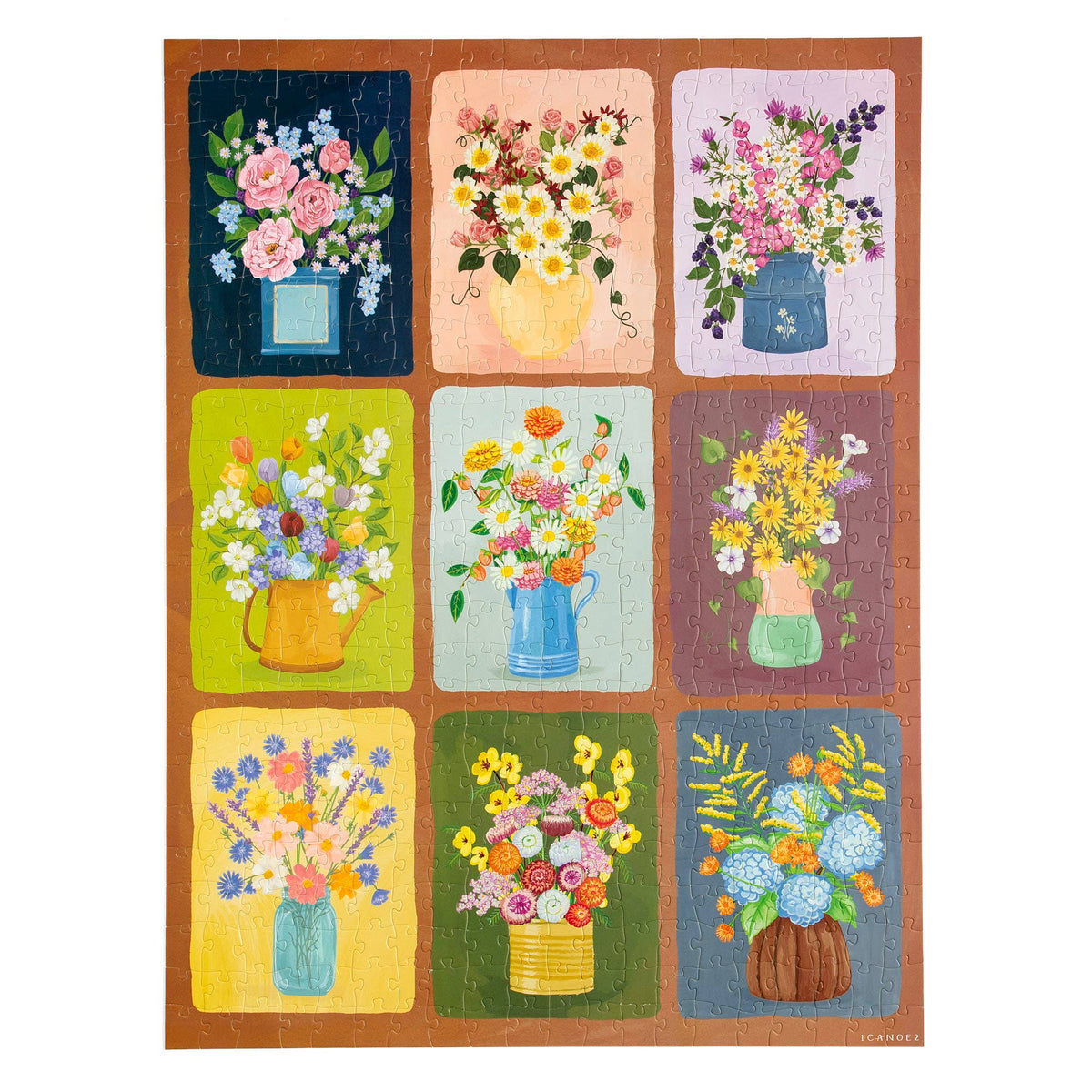 Seasons in Bloom - 500 Piece Floral Bouquets Jigsaw Puzzle