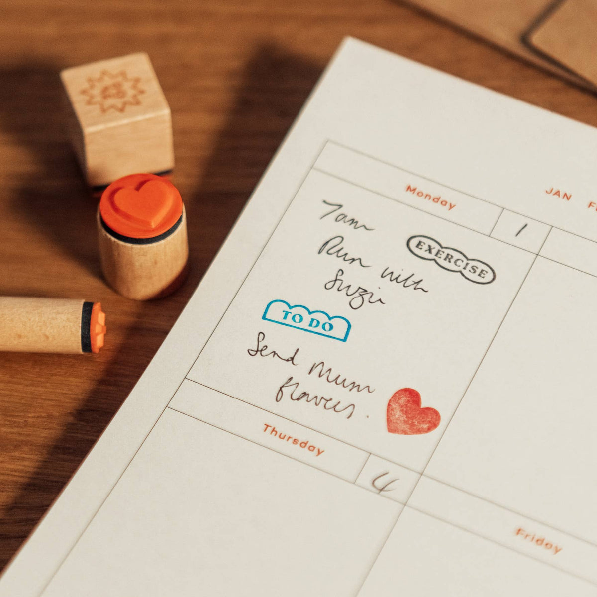 Planner Stamp Set, Stamps & Ink - Good Day