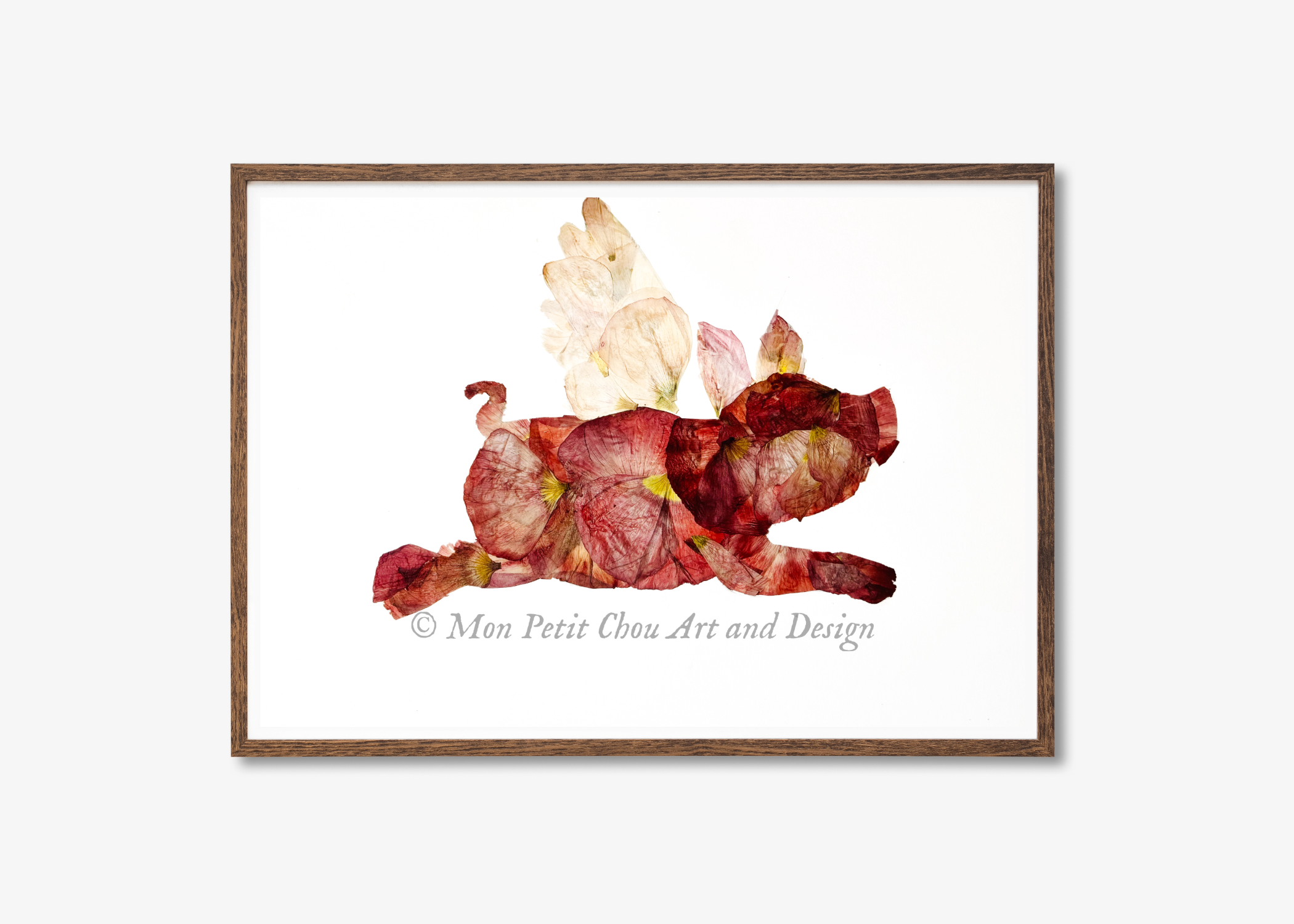 Flying Pig Art Print – Whimsical Wall Decor